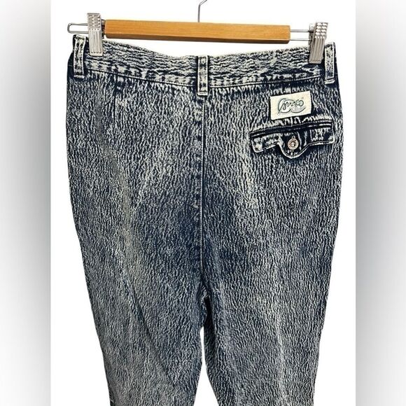 Vintage Margo club women jeans acid wash dark blue small 80s - Picture 11 of 15